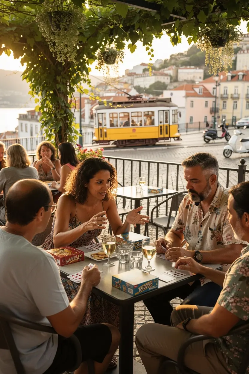 Welcoming board game setup for engaging play.
